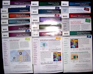 Job Lot 14 x 1990's ANALOG DEVICES Solutions Bulletins: A-D/D-A/Amplifiers etc. - Picture 1 of 17