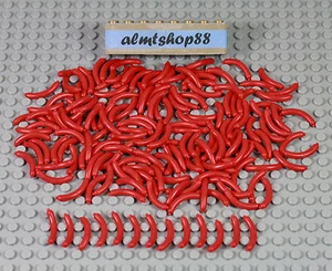 LEGO - Red Sausages / Hot Dogs - Links Minifigure Kitchen Food BBQ Bulk Lot City - Picture 1 of 2