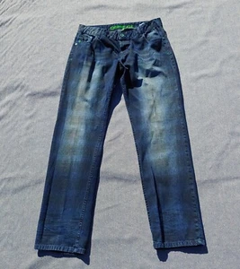 Jeans Desigual For Everybody Azul con Estampado a Cuadros INTERIOR Medidas 34X33 Botón - Imagen 1 de 11