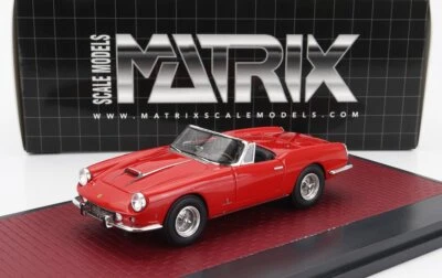 MODELLINO AUTO STATICO MATRIX FERRARI 400 SUPERAMERICA CABRIO 1960 ROSSO 1/43 - Immagine 1 di 4