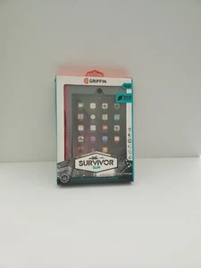 Griffin Survivor Slim Protective Case for iPad Mini 1,2,3 Gray & Pink - Picture 1 of 7