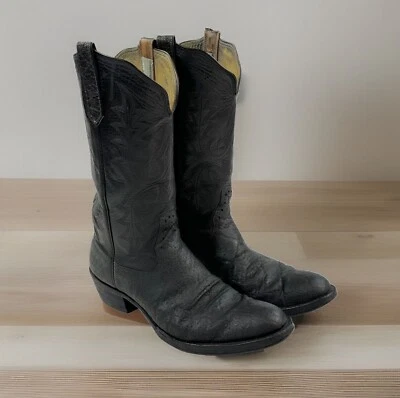 Мужские экзотические ковбойские сапоги ручной работы Rios Of Mercedes 11 B черные - Изображение 1 из 4