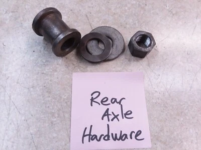 Yamaha 250 305 YDS3 YM1 YM2C Rear Wheel Axle Hardware 1966 1967 VTG ANX-C18 - Image 1 of 2