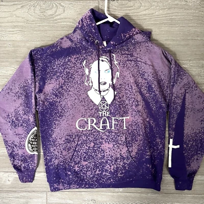 THE CRAFT Talla L Película Sudadera con Capucha Brujas Aquelarre Gótico Brujería Terror Punk Púrpura Foto 1 de 4