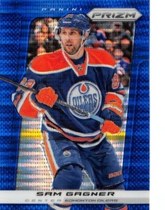 2013-14 Panini Prizm Prizms Blue Pulsar #141 Sam Gagner