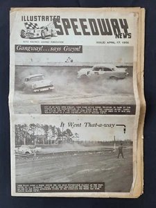 1956 Illustrated Speedway News 4/17, Gwyn Staley/Jack Harrison/Johnny Mackison - Picture 1 of 9