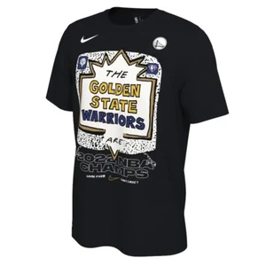 Nike Golden State Warriors 2022 NBA Champions Celebration T-Shirt Men's Large - Picture 1 of 8