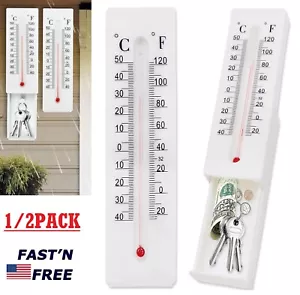 2Pcs Creative Hide A Key Plastic Key Hider Outdoor Key Hider Hidden Key Holder - Picture 1 of 14
