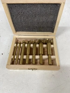 Juego de brocas Forstner de 7 piezas con estuche de madera envío gratuito - Imagen 1 de 4