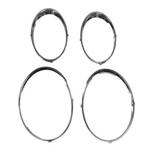 Bentley GT GTC 2012-2017 Headlight Rings Trims Chrome Frame Set - Bild 1 von 3