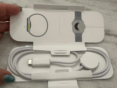 New GENUINE Apple Watch Magnetic Fast Charger USB-C 1M A2515 ​​​​​​Braided Cable - Image 1 of 2