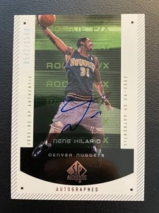 NENE HILARIO RC AUTO #/1500 ~ 2003-04 SP AUTHENTIC ROOKIE F/X SIGNATURE! - Picture 1 of 2