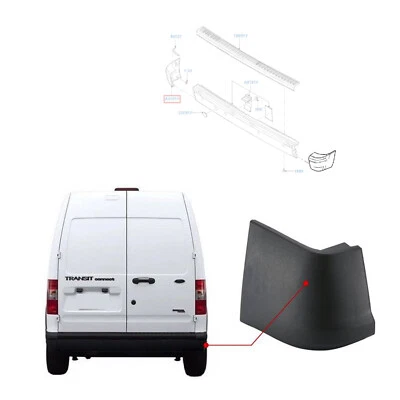 Fits Ford Transit Connect 2002 to 2013 Rear Right Bumper Corner End Cap  4420160 - Image 1 of 4