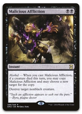 Malicious Affliction #96 (LP) Eternal Masters EMA Magic MTG - Image 1 of 2