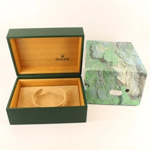 GENUINE ROLEX WATCH BOX VINTAGE GREEN 64.00.02 DAYTONA 116520 BLACK DIAL - Picture 1 of 9