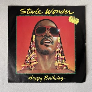Stevie Wonder – Happy Birthday 7" Vinyl Single TMG1235 1980 Near Mint - Picture 1 of 6