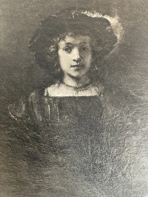 Très Belle Gravure 1890 Rembrandt Fils Titus Jeune Enfant Art Ancien Portrait - Photo 1/4