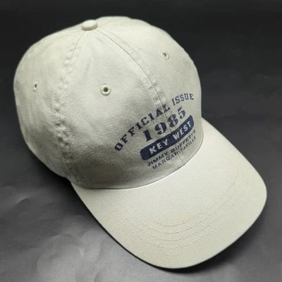 Jimmy Buffetts Margaritaville Key West hat beige adjustable cotton cap - Image 1 of 4