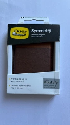 OtterBox Symmetry Series Cactus Leather Wallet with MagSafe -Rich Adobe - Image 1 of 2