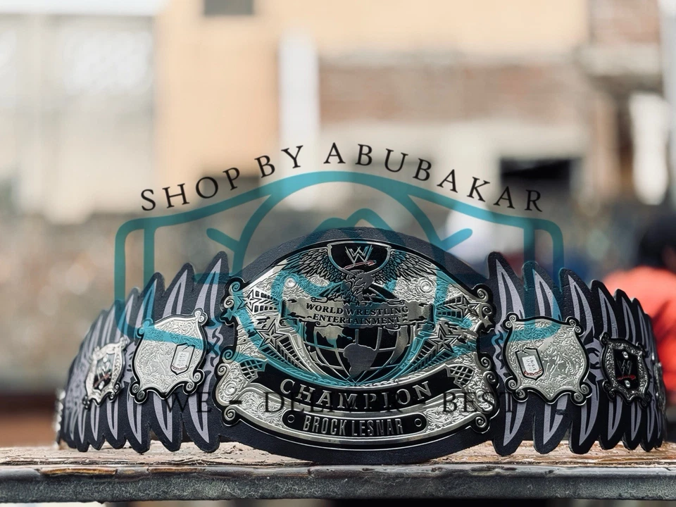 BROCK LESNAR ПОДПИСЬ ЧЕМПИОНАТА РЕПЛИКА НАЗВАНИЕ РЕМЕНЬ 2 ММ ЛАТУНИ - Изображение 1 из 4