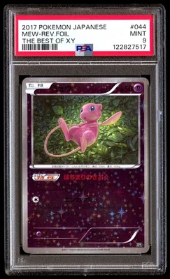 PSA 9 Mew Reverse Holo 044 Pokemon The Best Of XY Japanese 2017 - Image 1 of 3