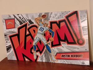 Justin Herbert 2025 Absolute Special Countdown Calendar Kaboom Oversized 16x9 - Picture 1 of 3