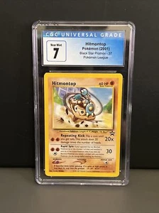 Pokemon card Hitmontop promo 37 Black Star Promos Pokemon League CGC 7 N/M - Picture 1 of 2