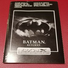Atari lynx ii atari lynx instruction manual booktlet batman returns