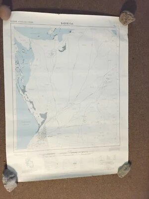 6 VINTAGE 1970 MAPS OF BARBUDA - Image 1 of 4