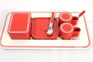 Pino Spagnolo Design Per Biesse pop-art Vintage 1970's Espresso Service -Italy - Picture 1 of 11