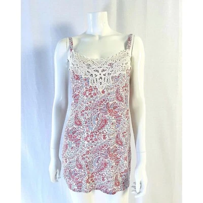 Camisola de encaje floral boho, Simply Be Summer Top, camiseta sin mangas rom... - Imagen 1 de 4