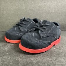 Cole Haan Grand.OS Oxford Shoes Infant Size 1 Midnight Navy Blue Suede Sneakers