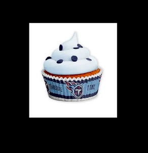 Tennessee Titans tazas de hornear grandes delineador de cupcakes 50 líneas por paquete NFL - Imagen 1 de 1