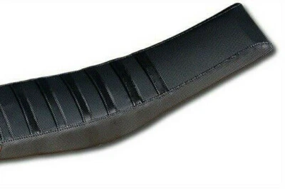 HONDA CRF 150/230 F 03-19 TALL HEIGHT BLACK RIBBED SEAT COVER fits all foams-USA - Image 1 of 2