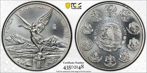 2003 Mexico Mo Libertad Silver 1oz Onza PCGS MS68 MS-68 Gold Shield Certified - Picture 1 of 12