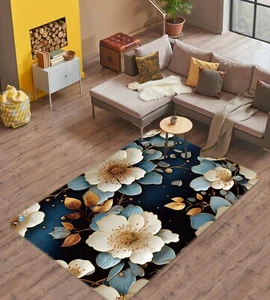 3D Art Petals K074 Non Slip Rug Mat Elegant Photo Carpet Panda - Picture 1 of 5