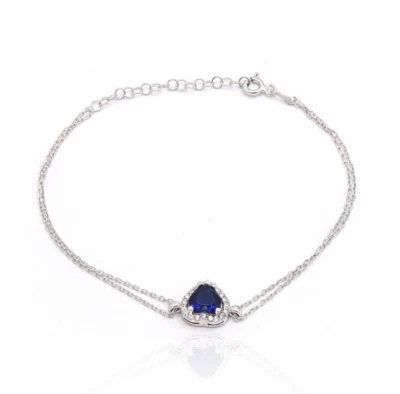 Pulsera Hecha a Mano Joyería Hecha de Plata de Ley 925, Pulsera de Plata Turca Foto 1 de 2