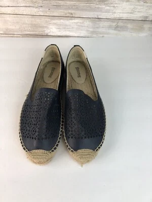Zapatos planos Soludos azul marino alpargata perforada talla 10 Foto 1 de 4