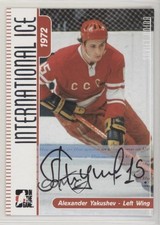 2006 In the Game-Used International Ice Signature Series Alexander Yakushev Auto