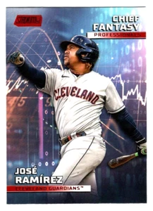 José Ramírez 2023 Topps Stadium Club Chief Fantasy Red Foil SP Guardians #2 - Imagen 1 de 1