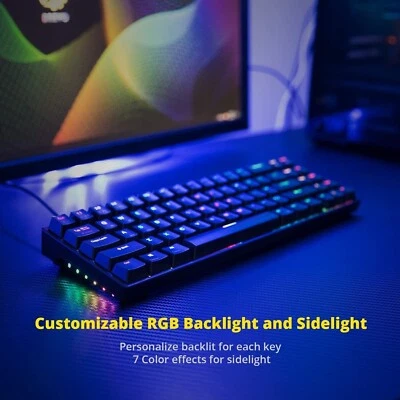 Wired Mechanical Gaming Keyboard DREVO Calibur V2 TE RGB 60% , 71-Key Small Comp - Image 1 of 4