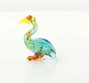 9973564-dss Glass Figure Muran. Style Cormorant 7cm New - Picture 1 of 3