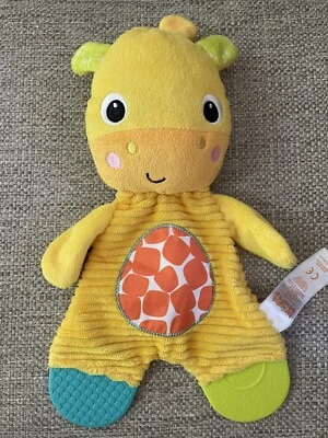 Bright Starts Snuggle & Teethe Plush Teether Toy - Giraffe, BPA Free -0 months+ - Image 1 of 3