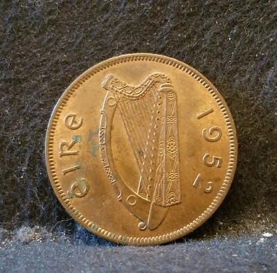 1952 Ireland penny, pre-decimal coinage, UNC details, KM-11 (IR4) - Image 1 of 4