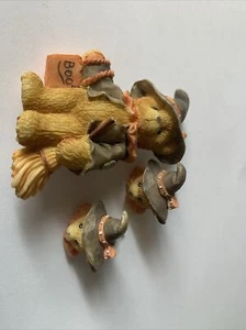 Halloween Resin Lapel Pin Earring Set Teddy Bear - Picture 1 of 4