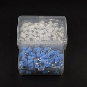 200 Pcs Dental Rubber Prophy Cup Polishing Polish Cup Brush Latch Type - Bild 1 von 7