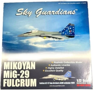 Witty Wings 1/72 WTW72019-01 Mikoyan MiG-29 Fulcrum Indian AF 47 Sqn Archers ACM - Picture 1 of 10