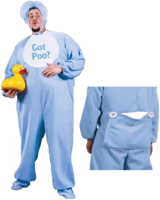 3 piezas Fun World PJ Jammies Bebé Babero Gorro Pijama Halloween Disfraz Hombres Plus 48-53 Foto 1 de 3