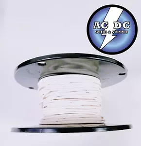AUTOMOTIVE WIRE 10 AWG HIGH TEMP GXL  WIRE WHITE 100 FT ON A SPOOL MADE IN U.S.A - Picture 1 of 1