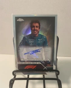 Topps Chrome 2023 Formula 1 Fernando Alonso Aston Martin Base Autograph CAC-FA - Bild 1 von 4